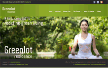 Tablet Screenshot of greenlotresidence.com